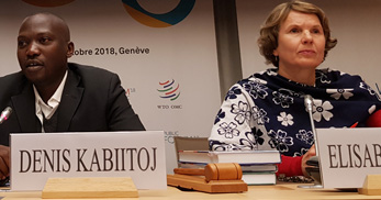 Denis Kabiitoj and Elisabeth Bürgi Bonanomi