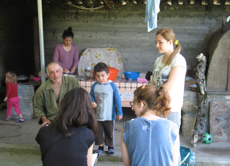 interviews with village residents in Chisabavra, northern Georgia