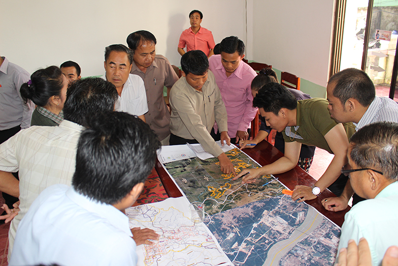 Partizipative Kartierung von erschlossenen Konzessionsgebieten in Laos