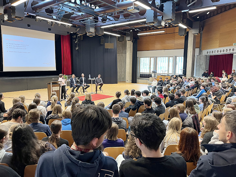 Podiumsdiskussion Gymnasium Lerbermatt
