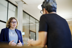 Elisabeth Bürgi Bonanomi in the interview