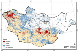 map of Mongolia