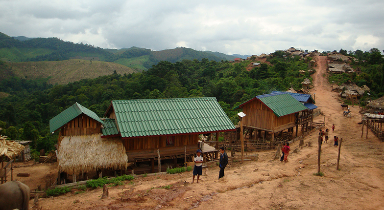 village in Lao PDR