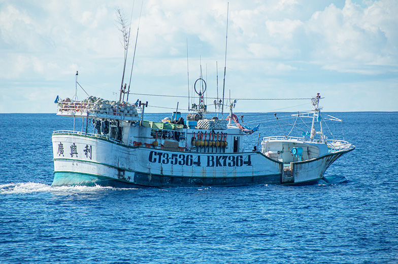 Taiwanese longliner, Palau