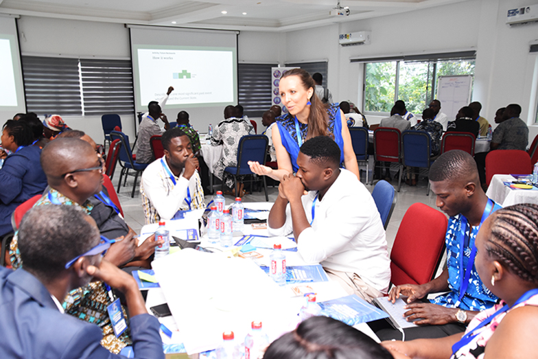 Workshop participants in Abokobi, Ghana