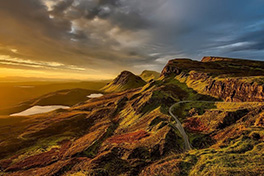 Mountain landscape in Scotland