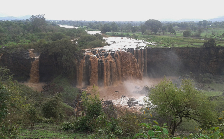 Blue Nile during the rain season