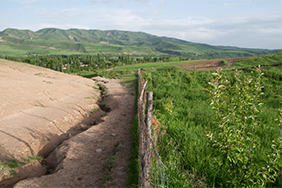 Overused and eroded versus well-managed land in Tajikistan